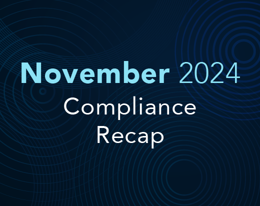 Compliance Updates: November 2024 In Review